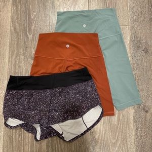 Lululemon shorts bundle size small